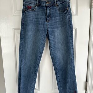 LOFT Heartbreaker Modern Straight Leg Jeans